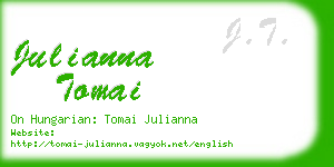 julianna tomai business card